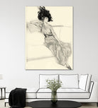 Feather Hat I by Vision Studio on GIANT ART - black fashion