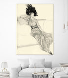 Feather Hat I by Vision Studio on GIANT ART - black fashion