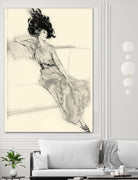 Feather Hat I by Vision Studio on GIANT ART - black fashion