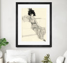 Feather Hat I by Vision Studio on GIANT ART - black fashion