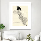 Feather Hat I by Vision Studio on GIANT ART - black fashion