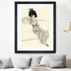 Feather Hat I by Vision Studio on GIANT ART - black fashion