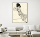 Feather Hat I by Vision Studio on GIANT ART - black fashion