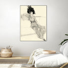 Feather Hat I by Vision Studio on GIANT ART - black fashion