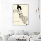 Feather Hat I by Vision Studio on GIANT ART - black fashion