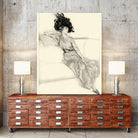 Feather Hat I by Vision Studio on GIANT ART - black fashion