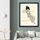 Feather Hat I by Vision Studio on GIANT ART - black fashion