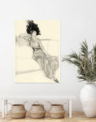 Feather Hat I by Vision Studio on GIANT ART - black fashion