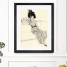 Feather Hat I by Vision Studio on GIANT ART - black fashion