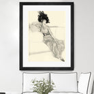 Feather Hat I by Vision Studio on GIANT ART - black fashion