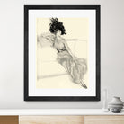 Feather Hat I by Vision Studio on GIANT ART - black fashion