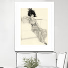 Feather Hat I by Vision Studio on GIANT ART - black fashion