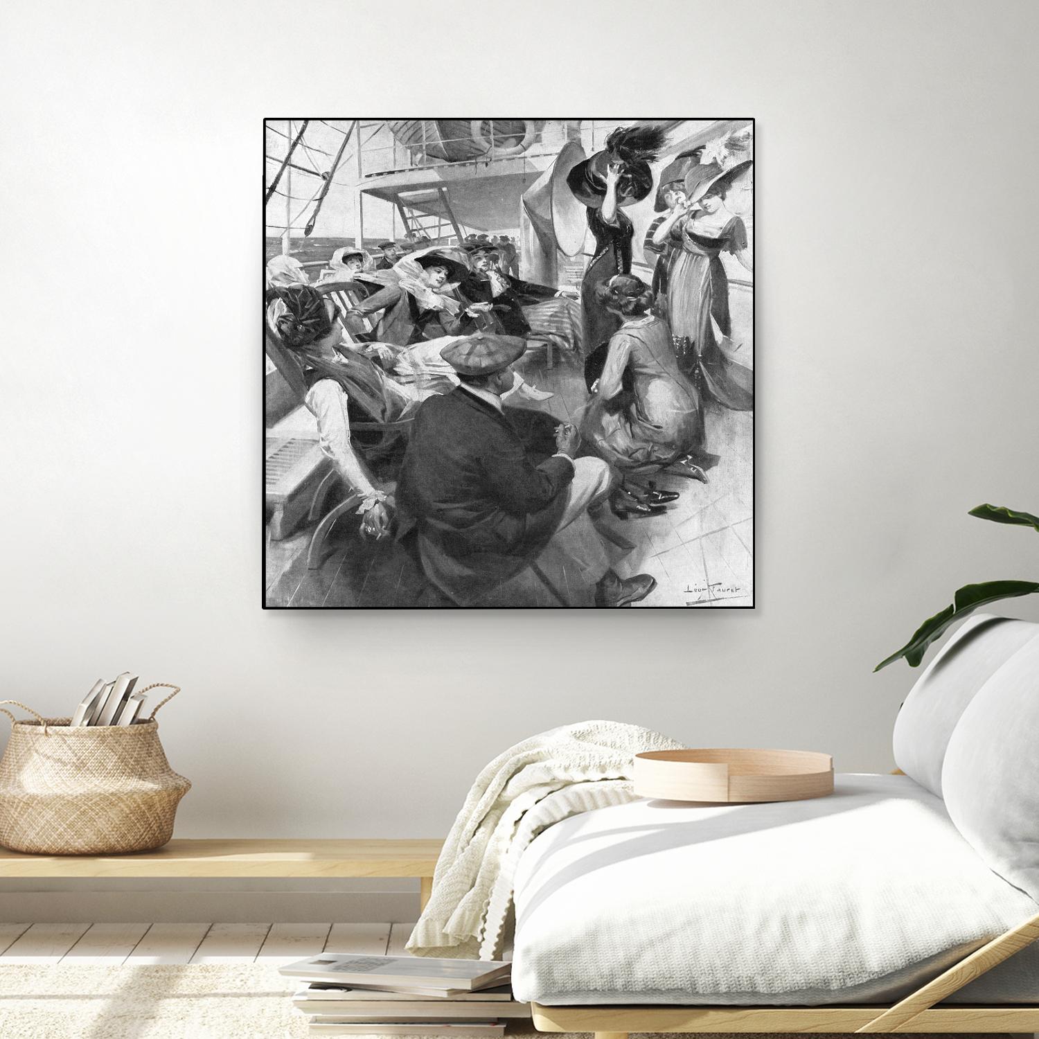 Fashion Aboard Ship by Vision Studio on GIANT ART - black fashion