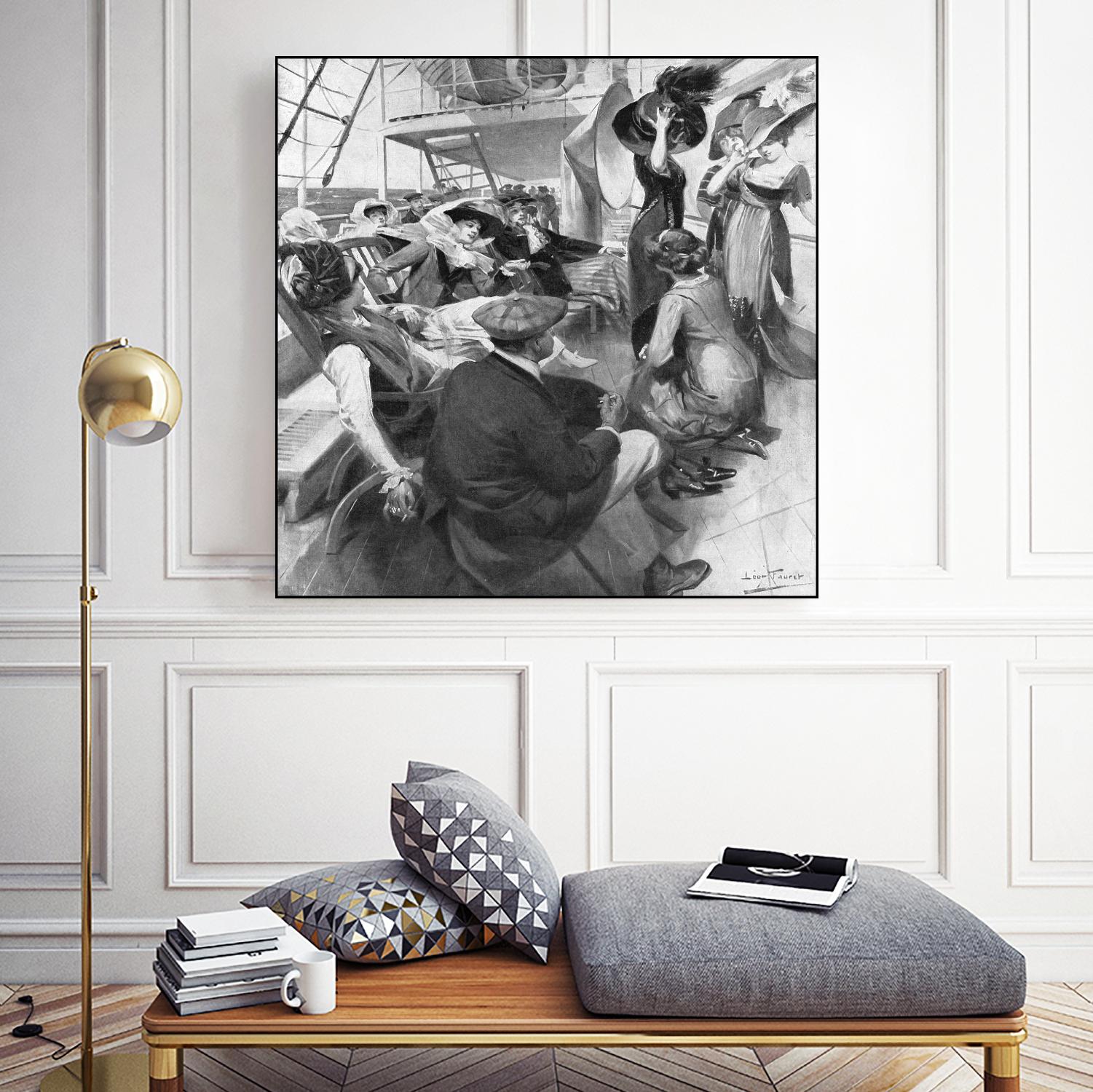 Fashion Aboard Ship by Vision Studio on GIANT ART - black fashion