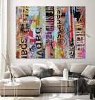 Metro Mix 21 II by Erin Ashley on GIANT ART - pink abstract
