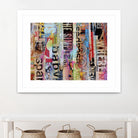 Metro Mix 21 II by Erin Ashley on GIANT ART - pink abstract