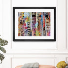 Metro Mix 21 II by Erin Ashley on GIANT ART - pink abstract