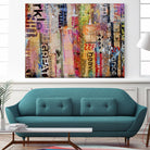 Metro Mix 21 III by Erin Ashley on GIANT ART - pink abstract