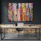 Metro Mix 21 III by Erin Ashley on GIANT ART - pink abstract