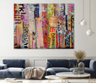 Metro Mix 21 III by Erin Ashley on GIANT ART - pink abstract