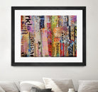 Metro Mix 21 III by Erin Ashley on GIANT ART - pink abstract
