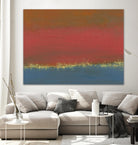 Harbor Light IV by Sharon Gordon on GIANT ART - red abstract