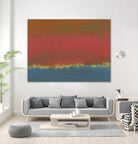 Harbor Light IV by Sharon Gordon on GIANT ART - red abstract