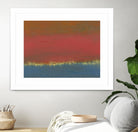 Harbor Light IV by Sharon Gordon on GIANT ART - red abstract