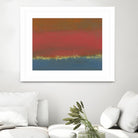 Harbor Light IV by Sharon Gordon on GIANT ART - red abstract