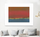 Harbor Light IV by Sharon Gordon on GIANT ART - red abstract
