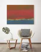 Harbor Light IV by Sharon Gordon on GIANT ART - red abstract