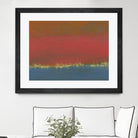 Harbor Light IV by Sharon Gordon on GIANT ART - red abstract