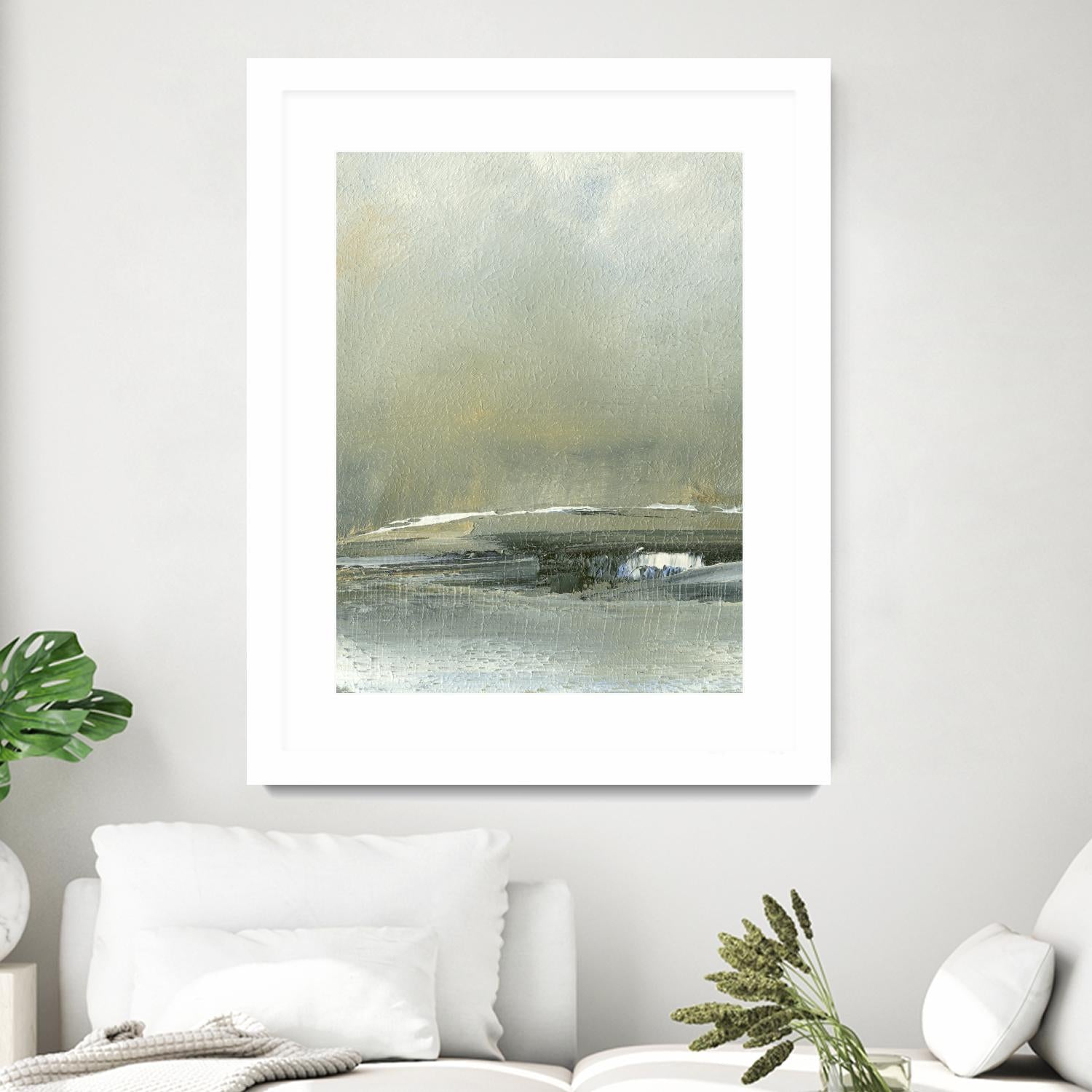 Wander III by Sharon Gordon on GIANT ART - blue abstract