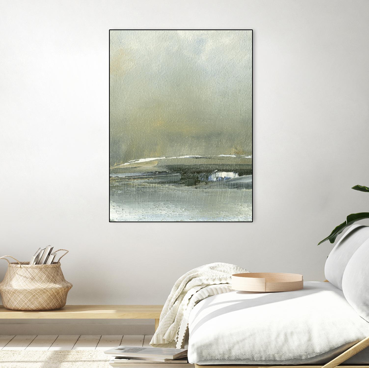 Wander III by Sharon Gordon on GIANT ART - blue abstract