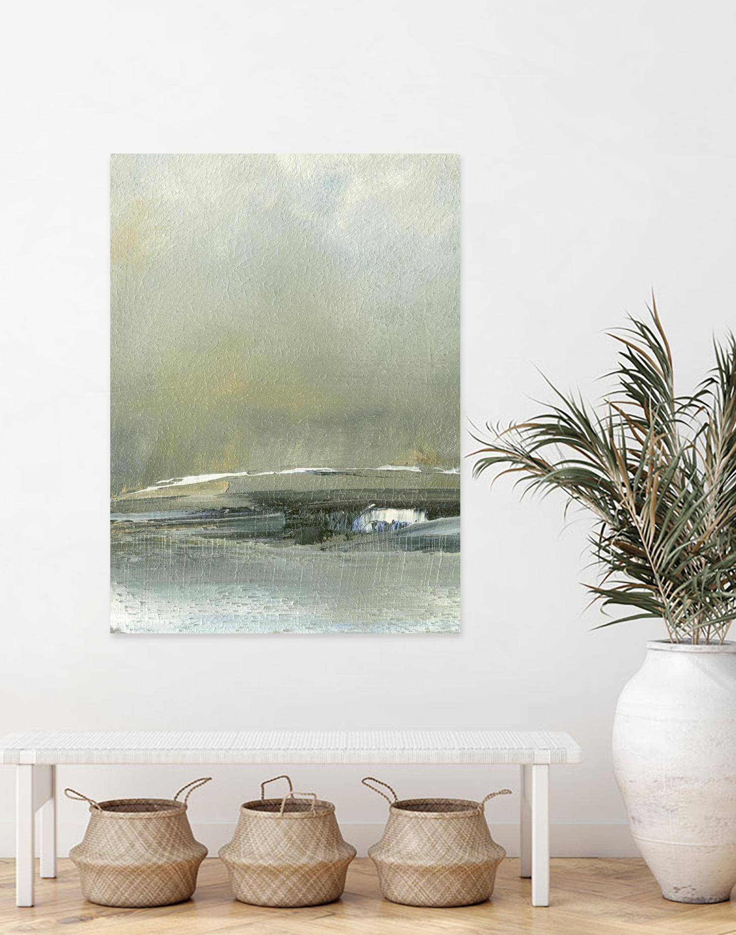 Wander III by Sharon Gordon on GIANT ART - blue abstract