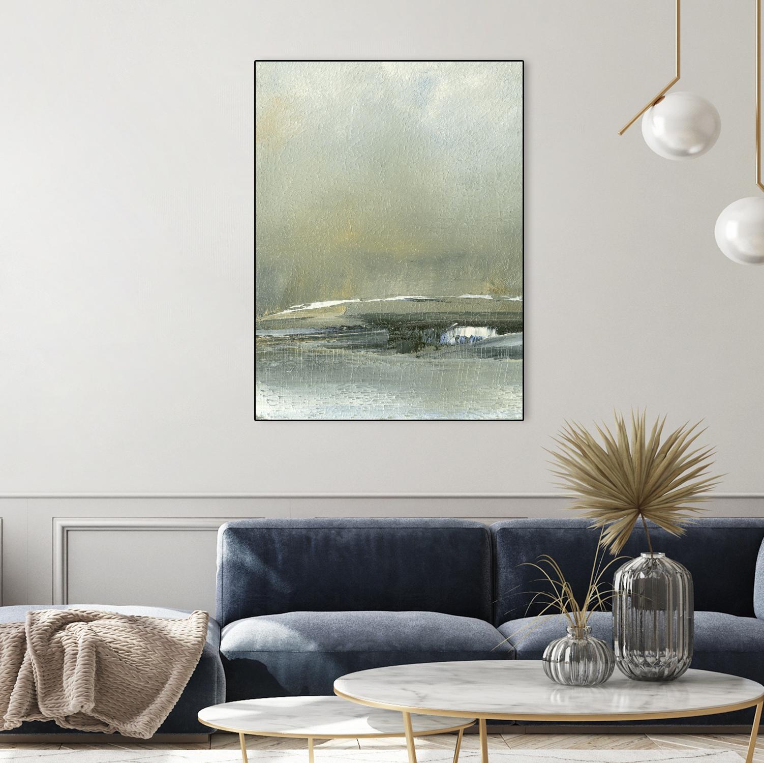 Wander III by Sharon Gordon on GIANT ART - blue abstract