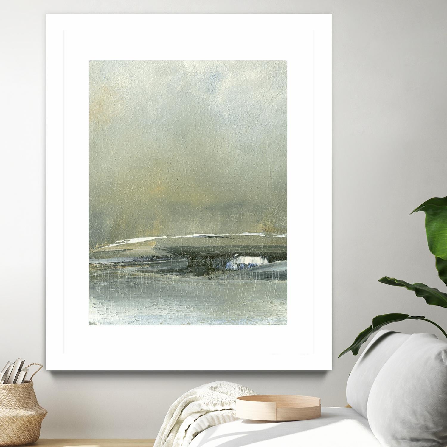 Wander III by Sharon Gordon on GIANT ART - blue abstract