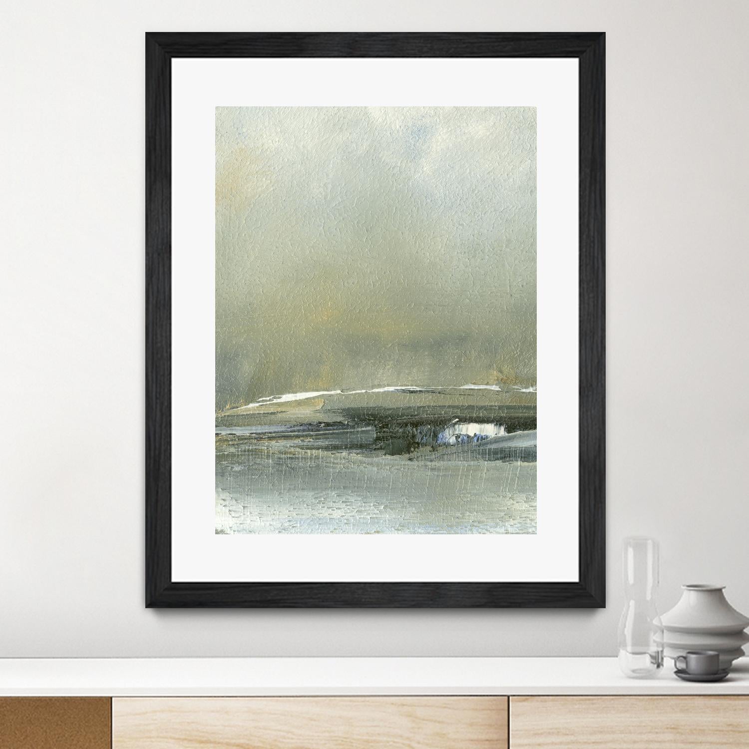 Wander III by Sharon Gordon on GIANT ART - blue abstract