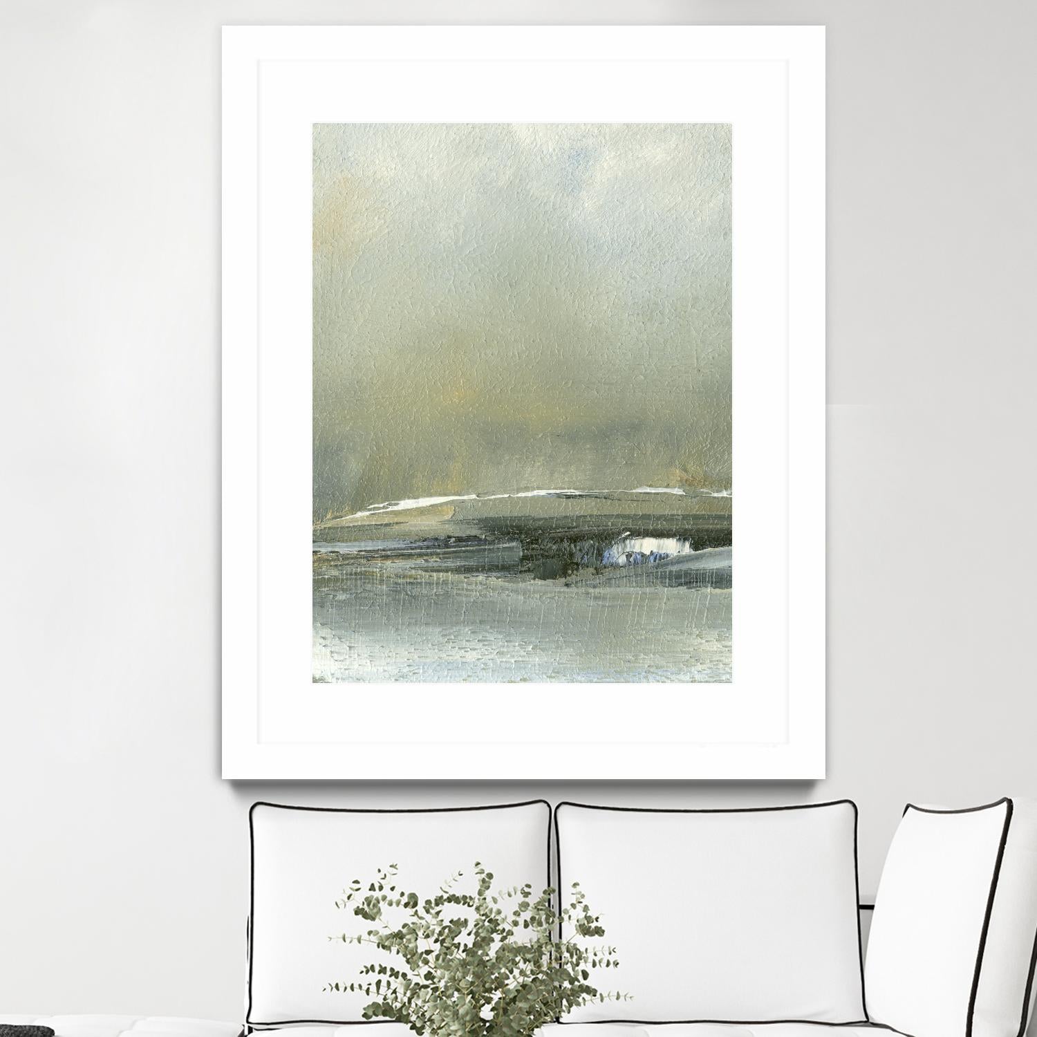 Wander III by Sharon Gordon on GIANT ART - blue abstract