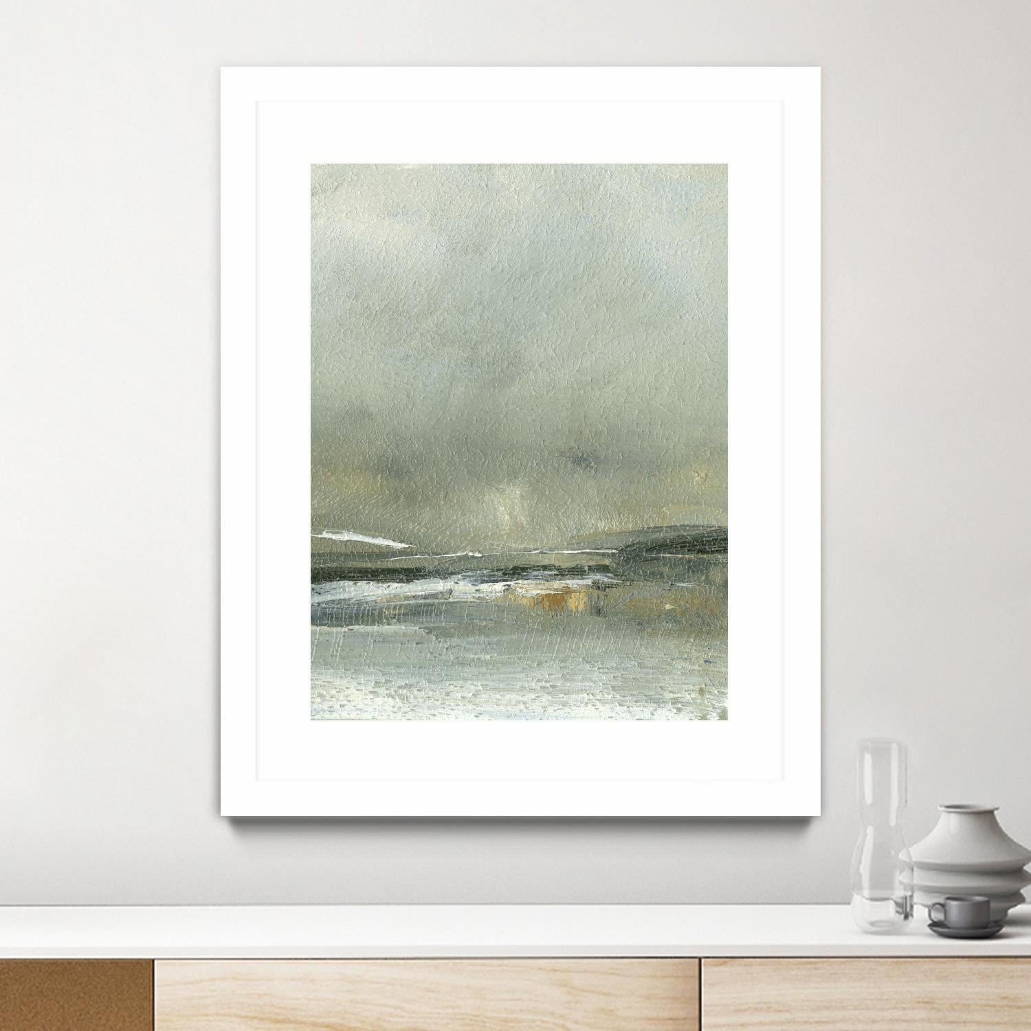 Wander IV by Sharon Gordon on GIANT ART - blue abstract