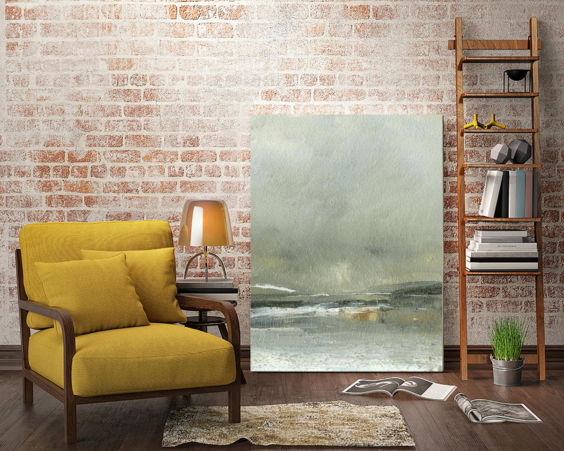 Wander IV by Sharon Gordon on GIANT ART - blue abstract