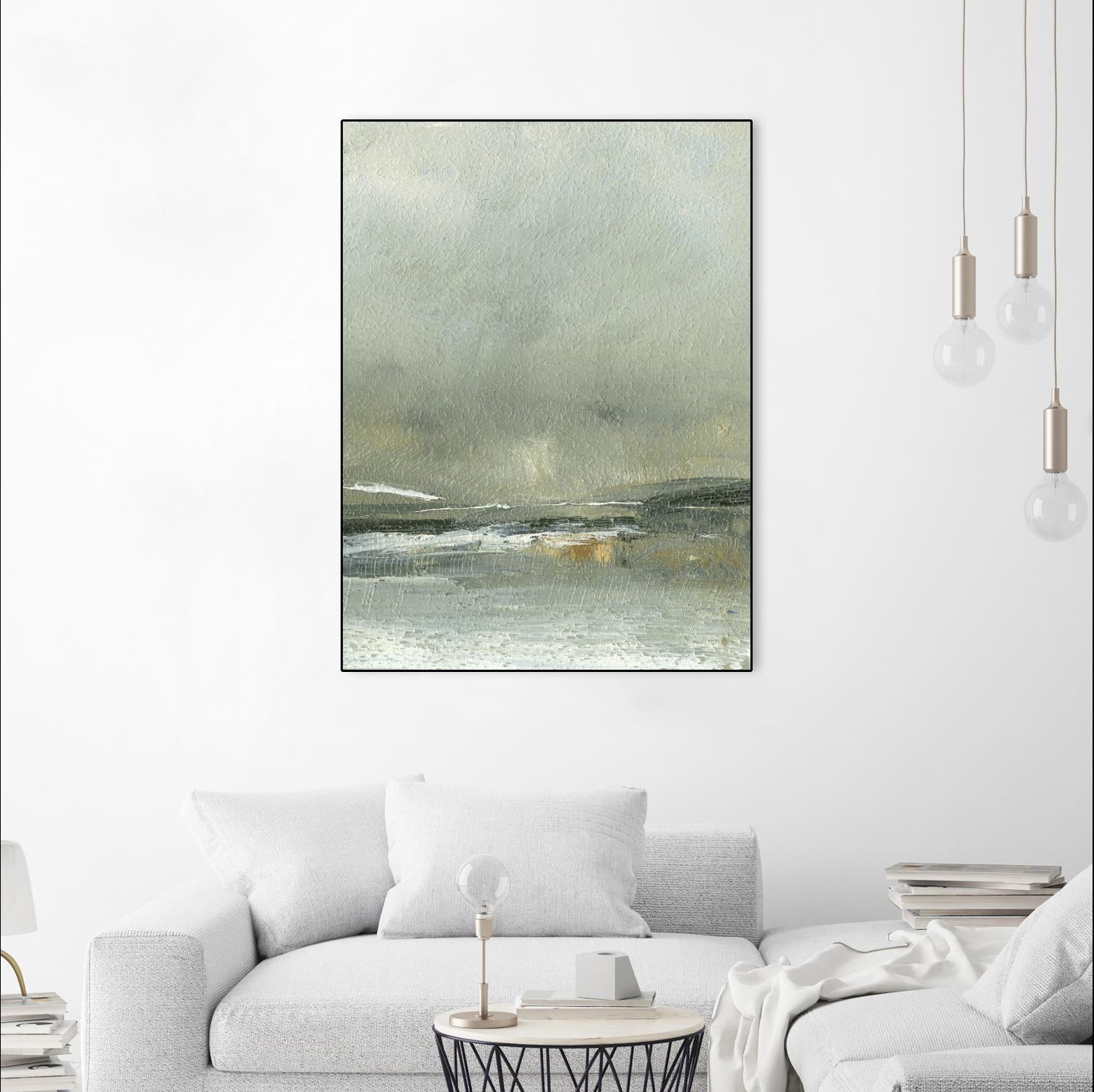 Wander IV by Sharon Gordon on GIANT ART - blue abstract