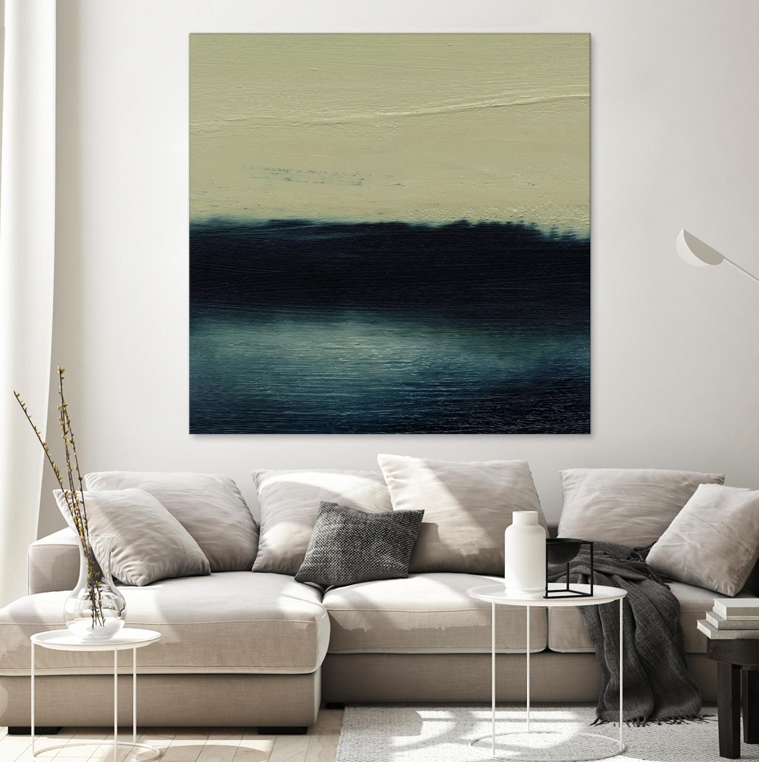 Water I by Sharon Gordon on GIANT ART - blue abstract