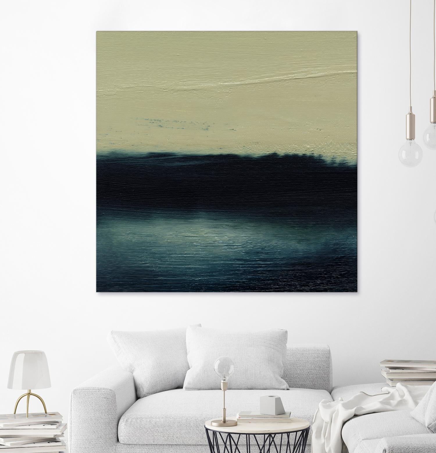 Water I by Sharon Gordon on GIANT ART - blue abstract