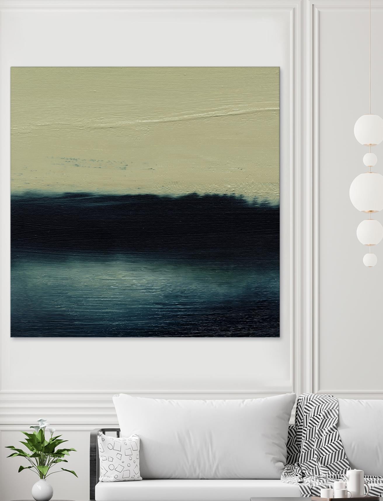 Water I by Sharon Gordon on GIANT ART - blue abstract