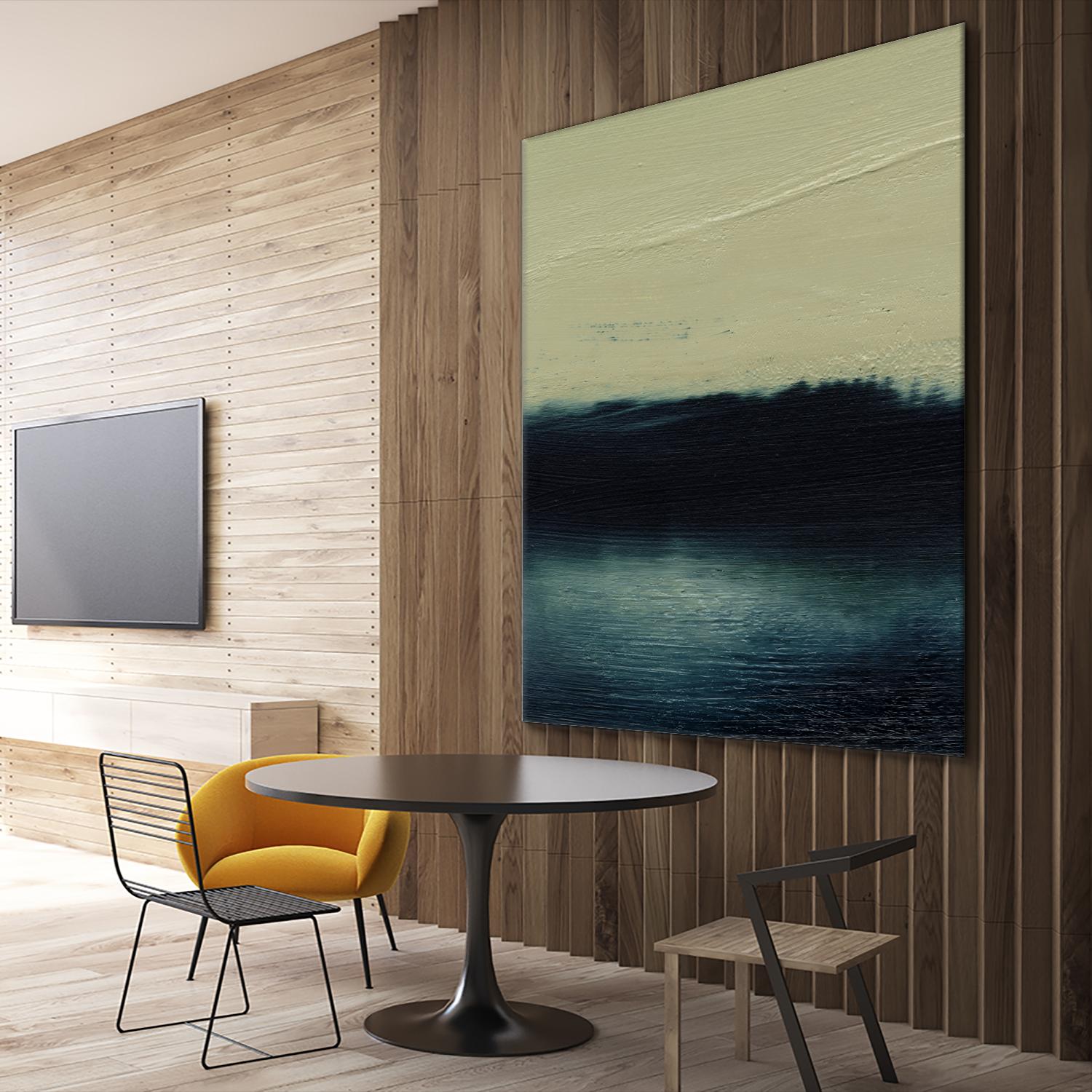 Water I by Sharon Gordon on GIANT ART - blue abstract