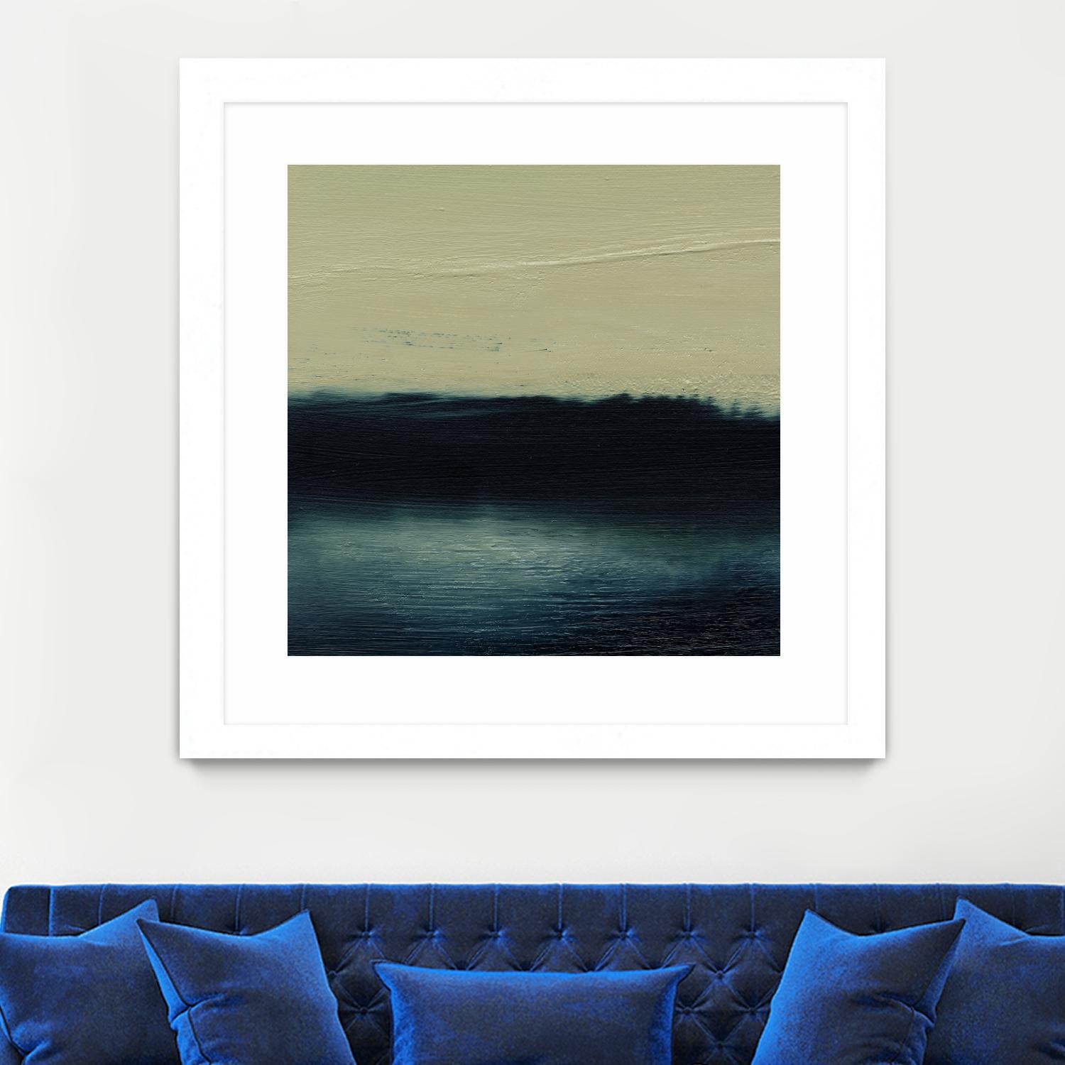 Water I by Sharon Gordon on GIANT ART - blue abstract