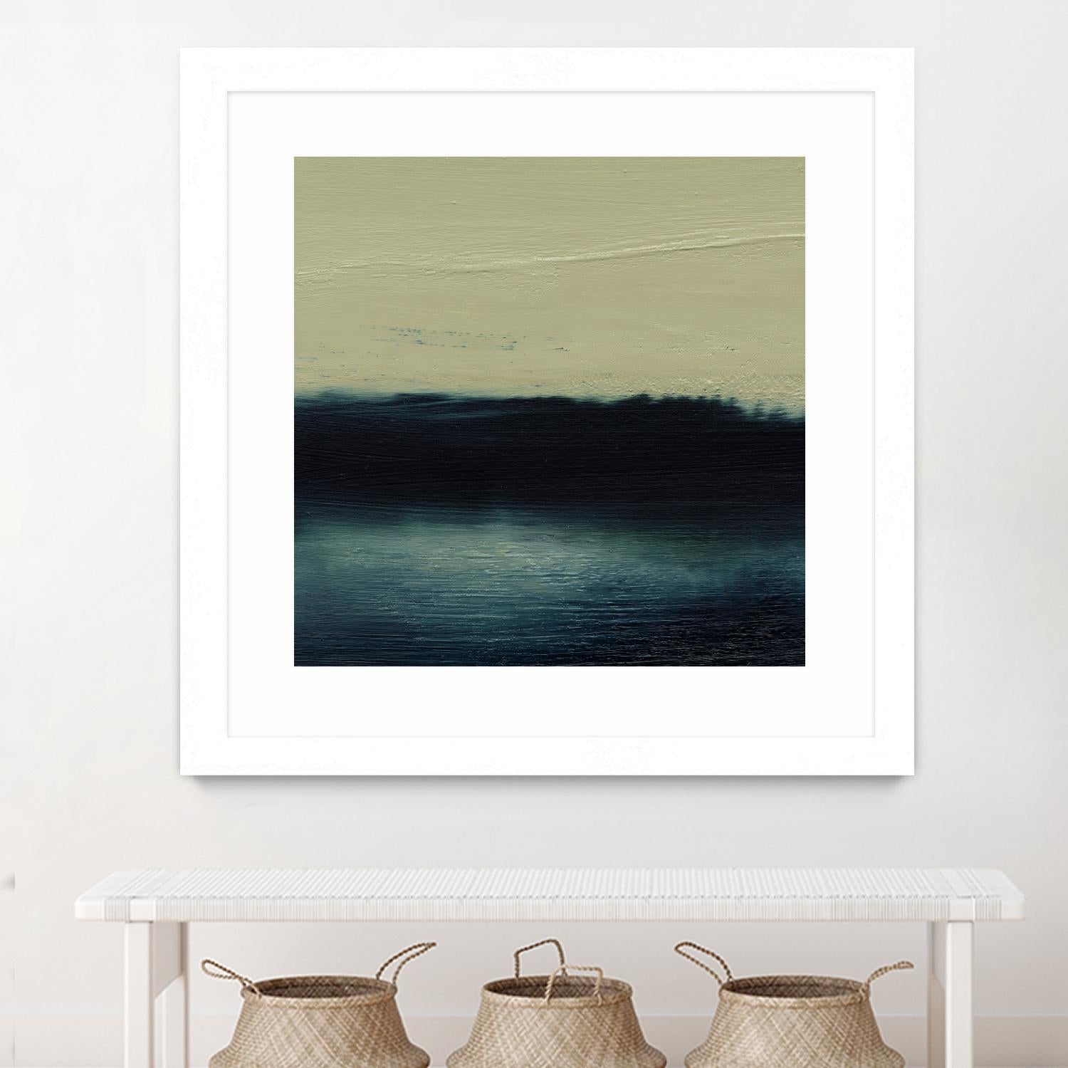 Water I by Sharon Gordon on GIANT ART - blue abstract