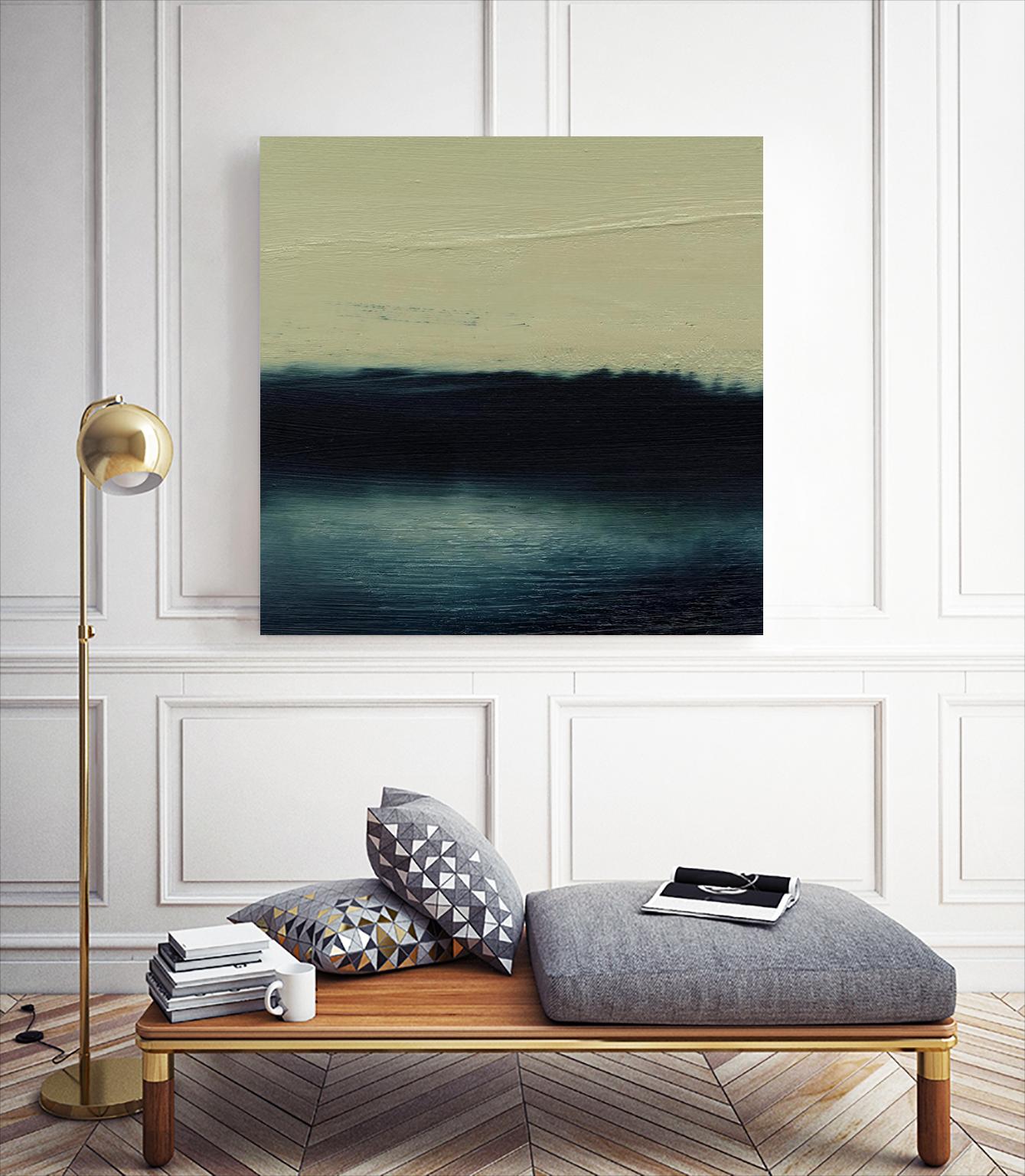 Water I by Sharon Gordon on GIANT ART - blue abstract