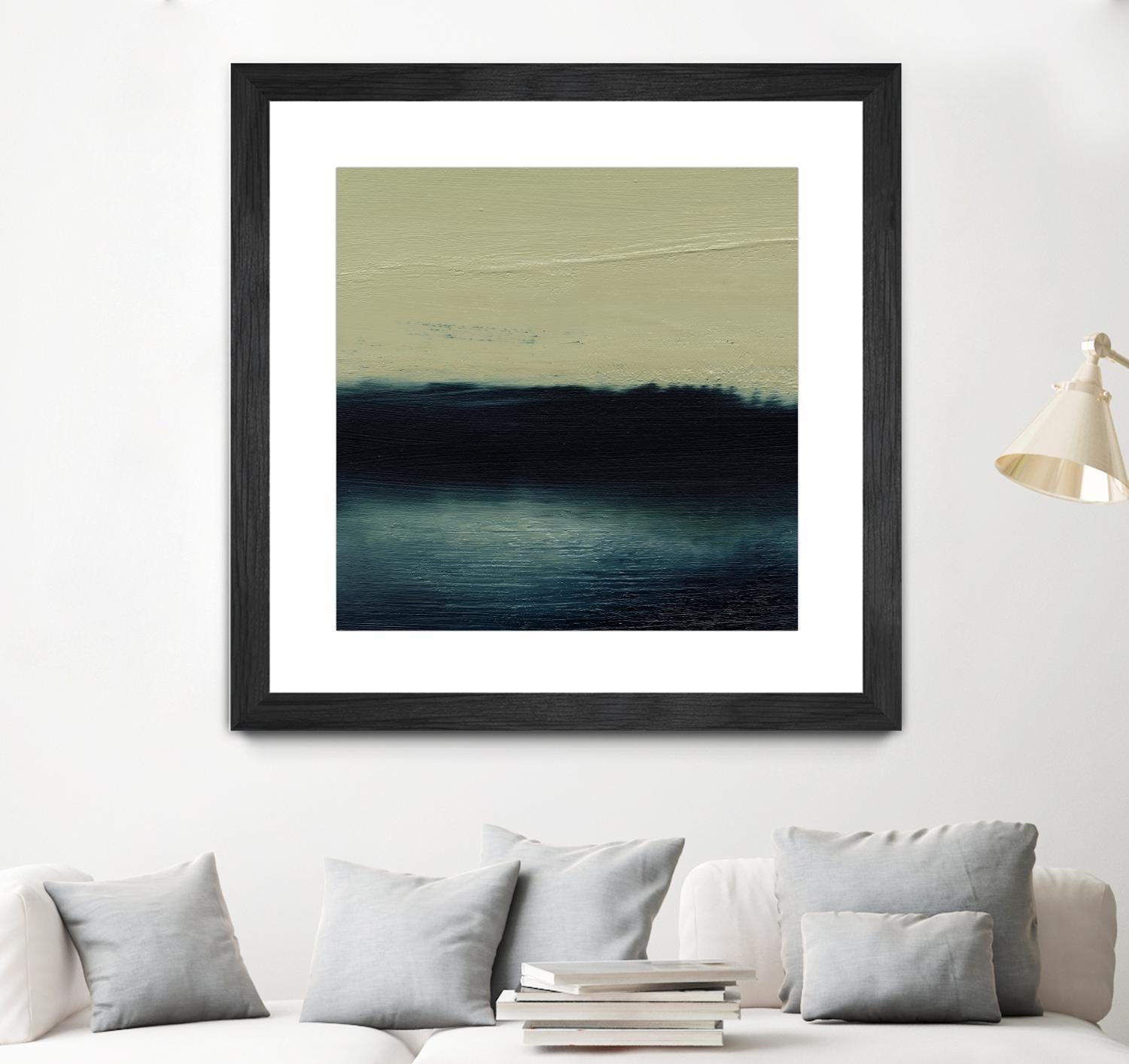 Water I by Sharon Gordon on GIANT ART - blue abstract